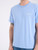 T-shirt A.P.C. Boxy Petit in cotone biologico azzurro