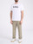 T-Shirt A.P.C. Brodé Rayé in cotone bianca