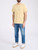 T-Shirt A.P.C. Brodé Rayé in cotone gialla 