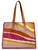 Borsa Lancel Tote L Summer Mania in cotone rosa