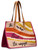 Borsa Lancel Tote L Summer Mania in cotone rosa