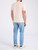 T-Shirt Dondup in cotone rosa con logo ricamato 