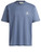T-shirt Premiata in jersey di cotone blu vintage