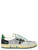 Sneaker Bskt Clayd 8165 in pelle bianca e argento