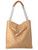 Borsa Orciani Venus Hobo Soft in pelle martellata biscotto