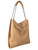Borsa Orciani Venus Hobo Soft in pelle martellata biscotto