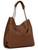 Borsa Orciani Venus Hobo Soft in pelle martellata marrone