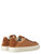 Sneaker Aqua Alta in pelle e suede cognac