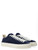 Sneaker Aqua Alta in suede e pelle color blu