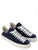 Sneaker Aqua Alta in suede e pelle color blu