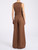 Gilet Elisabetta Franchi in misto lino color cuoio