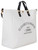 Borsa Elisabetta Franchi Tote in canvas avorio