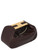 Borsa Elisabetta Franchi Hobo in pelle vegana cacao