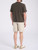 T-Shirt Maison Kitsuné in jersey di cotone marrone
