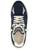Sneaker Crime London 9094 aus Leder und blauem Stoff