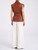 Pinko Brown Leather Vest 