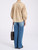 Camicia Pinko Bouquet in cotone beige
