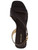 Sandalo Michael Kors Jaida Kitten in pelle nero 
