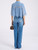 Blusa Michael Kors in pizzo floreale azzurro