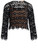 Top Michael Kors in crochet floreale nero