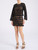 Top Michael Kors in crochet floreale nero