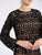 Top Michael Kors in crochet floreale nero