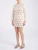 Top Michael Kors in crochet floreale bianco 