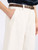 Shorts 'S Max Mara Smmsole in cotone e lino bianco