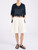 Shorts 'S Max Mara Smmsole in cotone e lino bianco