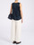 Top 'S Max Mara Smmestri in raso blu 