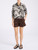 Giacca Max Mara Studio Mstcarabo in cotone bianca e nera 