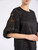 T-Shirt Max Mara Studio Mstordine in macramé nera 