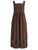 Abito Max Mara Weekend Wkdgola in cotone cioccolato 