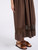 Abito Max Mara Weekend Wkdgola in cotone cioccolato 