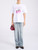 Ganni Fit T-shirt in white cotton