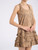 Abito Ganni in cotone color beige