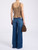 Top Ganni in cotone beige