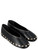 Ballerina Ganni Jenny in pelle vegana nera