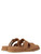 Ciabatta UGG GoldenGaze in camoscio color chestnut