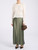 Gonna By Malene Birger Barbara in raso verde