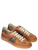 Sneaker Moma Vulcano in pelle marrone