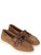 Mocassino Bekk in suede marrone