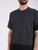 T-Shirt Adidas Y-3 Dipped Regular in cotone nera