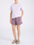 T-Shirt Adidas by Stella McCartney in misto cotone viola