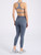 Leggings Adidas by Stella McCartney in tessuto tecnico blu