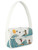 Borsa Staud Tommy Surf con perline bianca 