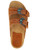 Sandalo Taji Buckle Tex in suede marrone