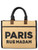 Borsa Rue Madame Iconique Mini Tote Straw in paglia color naturale 