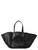 Borsa Dragon Diffusion Teresa in pelle intrecciata nera
