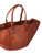 Borsa Dragon Diffusion Teresa in pelle intrecciata marrone